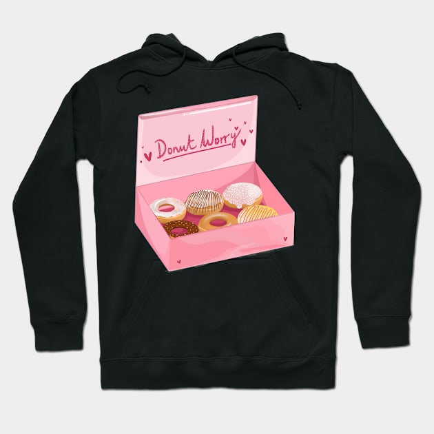 Donut box of help Hoodie by Prettyinpinks